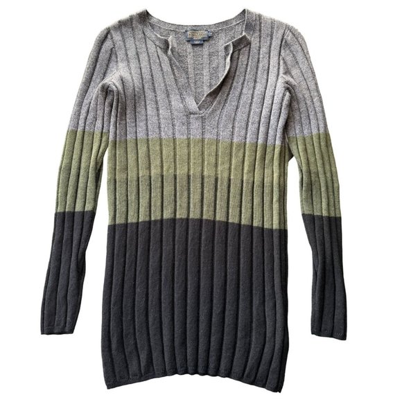PENDLETON RIBBED STRETCH LONG SLEEVE‎ TOP MERINO WOOL WOMAN'S MEDIUM | F2 - Picture 1 of 6